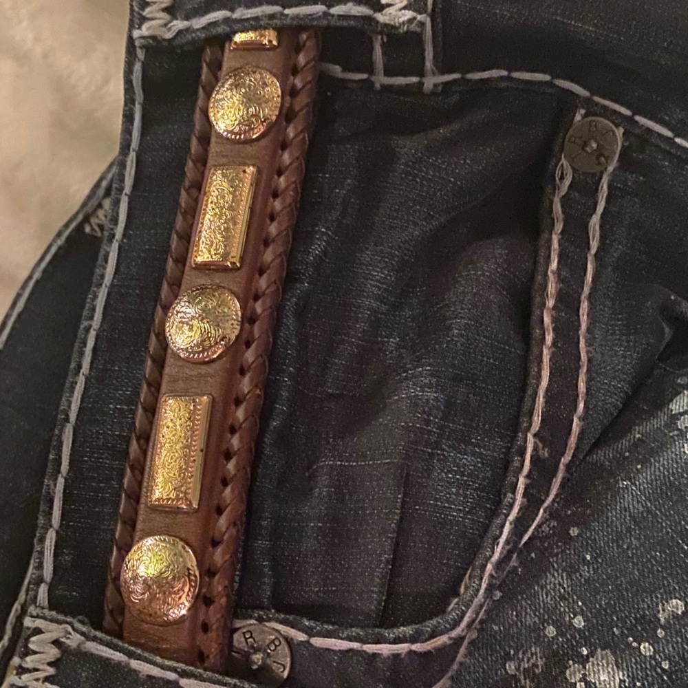 Leather NWT Nocona Western 34in Belt